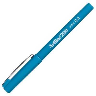 Writing Pen 0.4mm Sky Blue Artline Ref EK200